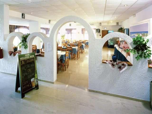 Отель Kriamos Blue Фалираки Ресторан фото